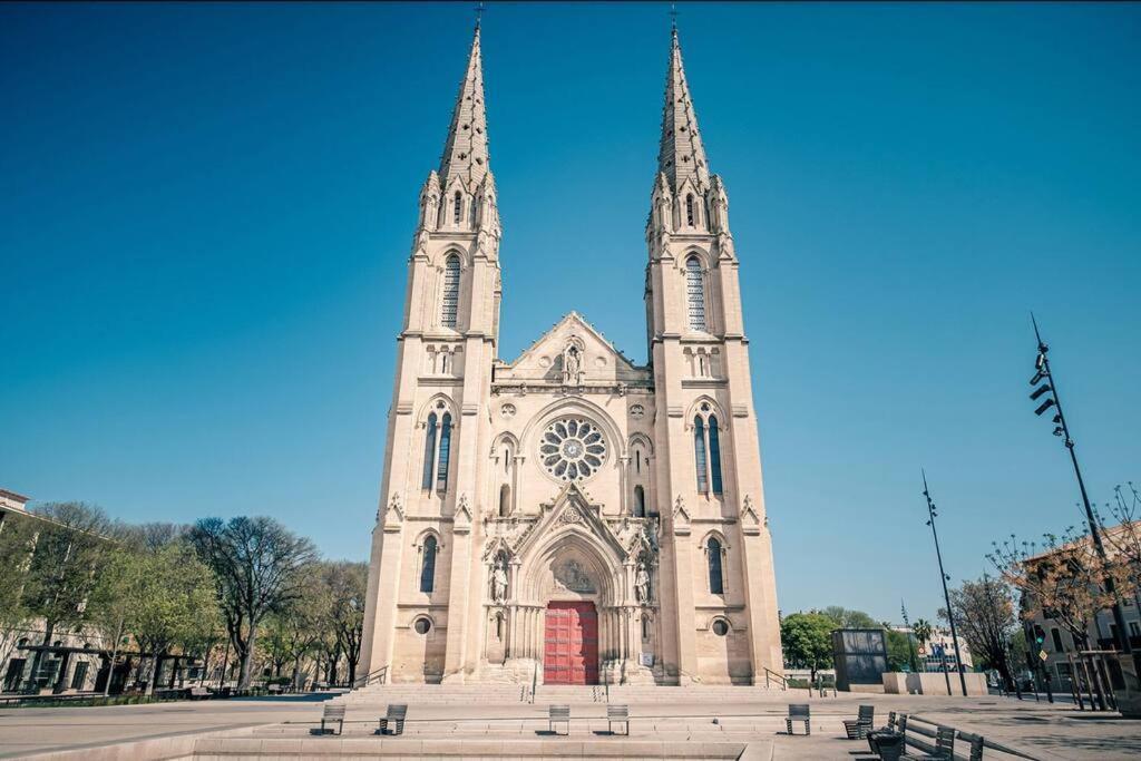 Le Contemporain-2 Chambres-Vue Eglise Saint Paul Nîmes Kültér fotó